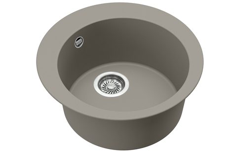 Granitový dřez HELIKA SR100 – CLARUS – barva Argent (stříbrošedá)