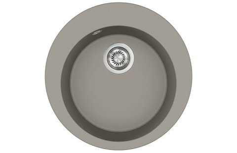 Granitový dřez HELIKA SR100 – CLARUS – barva Argent (stříbrošedá)