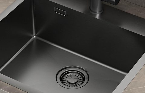 Nerezový dřez HELIKA AIR100N – AIRA – barva Grafit PVD