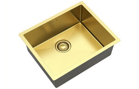 Nerezový dřez HELIKA DER100L – DERA – barva Zlatá PVD