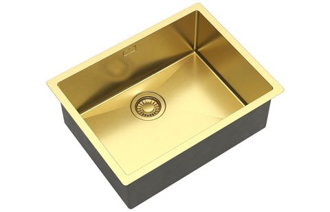 Nerezový dřez HELIKA NOVA100L – NOVA – barva Zlatá PVD