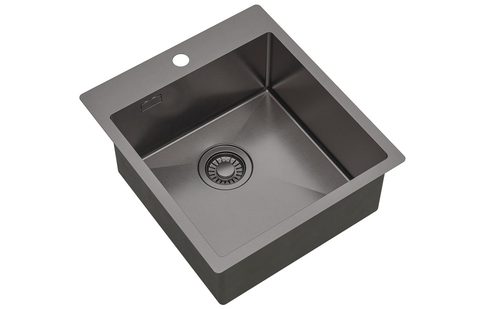 Nerezový dřez HELIKA TERRA100X – TERRA – barva Grafit PVD