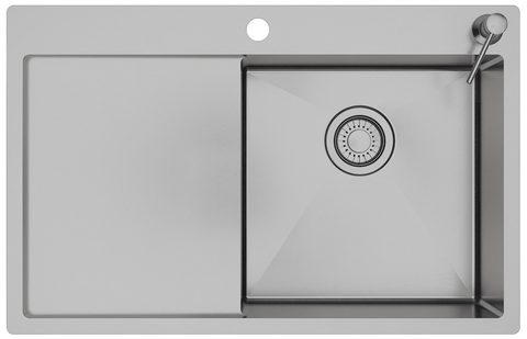 Nerezový dřez HELIKA TERRA101N-L|R – TERRA – barva Nerez